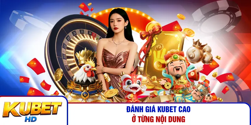 Đánh giá Kubet cao ở từng nội dung